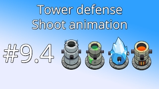 94 Unity Tower defense tutorial  Shoot animation [upl. by Rapp]