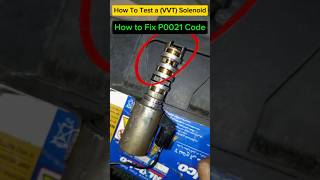 How To Test amp Fix a Variable Valve Timing VVT Solenoidautomobilshorts shortAutoMechanic88 [upl. by Akirdnas]