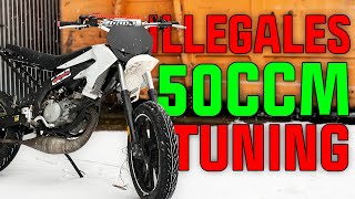 ILLEGALES 50CCM MOPED TUNING [upl. by Lorilyn]