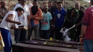 Lampedusa ceremony and burial for dead migrants [upl. by Anegal]