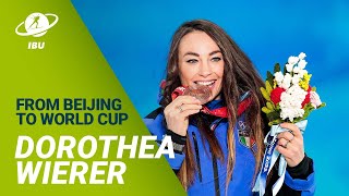 Beijing to World Cup Dorothea Wierer [upl. by Lrak]