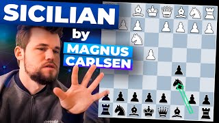 Magnus Carlsen Explains Sicilian Defense Sveshnikov Variation with One of His Games [upl. by Ayadahs317]