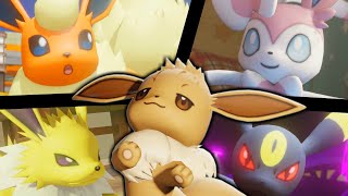 All 3D Pokémon animations  Eevee Family amp more [upl. by Agle327]