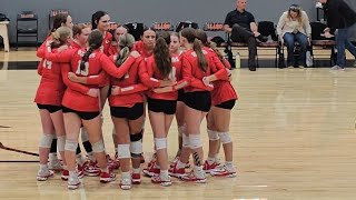 Intense Game Ingram Lady Warriors Volleyball at Llano [upl. by Eugnimod]