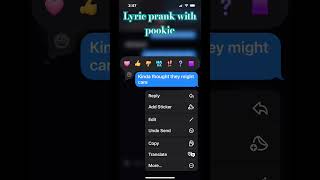 Lyric prank [upl. by Nyrad]