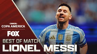 Lionel Messi Best of match vs Canada  Copa América 2024 [upl. by Theodora888]