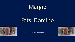 Fats Domino Margie KARAOKE [upl. by Derward]