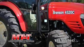 TYMBranson Deluxe Cab Tractors at MTampT in TN [upl. by Hanoy929]