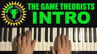 How To Play  The Game Theorists Intro Piano Tutorial Lesson [upl. by Nohtahoj331]