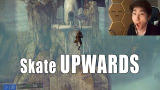 Skate UPWARDS and FLY  Destiny 2 Air Surfing Movement Technique GUIDE [upl. by Annamarie]