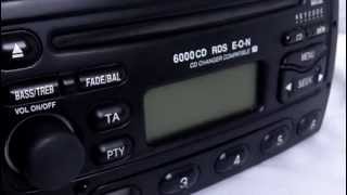 FORD 6000 CD RDS EON CAR STEREO RADIO WITH CODE [upl. by Einatirb887]