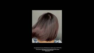 Hair treatment amp Bob hair cut by Kenny Tan hair designer HP 98771376hairstylhairstyles yles [upl. by Leeth]