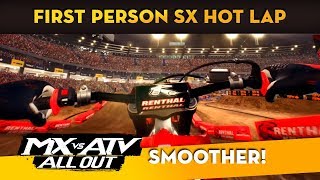 MX vs ATV All Out  First Person Supercross Hot Lap [upl. by Baese]