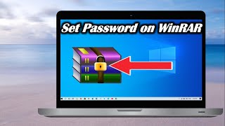 How to Set Password on Folder Already Existing WinRAR [upl. by Aiclef]