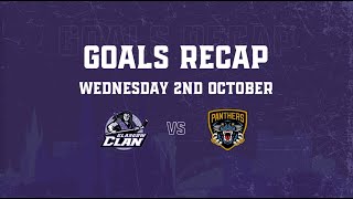 GOALS RECAP  021024  Glasgow Clan 2 Nottingham Panthers 1 [upl. by Aikemahs]