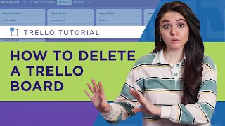 Trello 2024 Tutorial How to Quickly Delete a Trello Board [upl. by Lleznol]