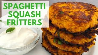 Low Carb Spaghetti Squash Fritters [upl. by Mori]