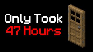 The Cost of 1 Wooden Door in Minecrafts H̶a̶r̶d̶e̶s̶t̶ Modpack [upl. by Mohammed]