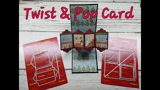 Crealies Twist amp Pop card tutorial English Version [upl. by Gathard]