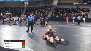 132 Lbs Prelims  Madyson Gray Lawrence Elite Wrestling Club Vs Olivia Hogan Tennessee [upl. by Kev]