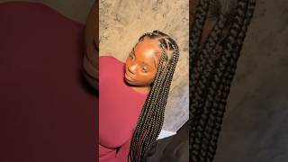 Watch me work Medium Large Knotless Braids 😍shorts knotlessbraids braids hairstyles fyp yt [upl. by Sitnik635]