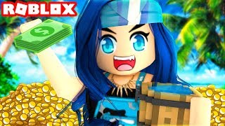 FINDING RARE TREASURE in Roblox Beach Simulator [upl. by Leggett]