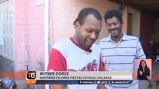 Haitianos bailando cueca widner darcelin dorce [upl. by Ettelimay]