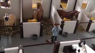 Amselhof  unser selbstgebauter SchleichPferdestall  Homemade Schleich Horse Stable [upl. by Calore]