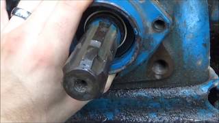 Ford Tractor PTO shaft seal Part 2 [upl. by Darreg]