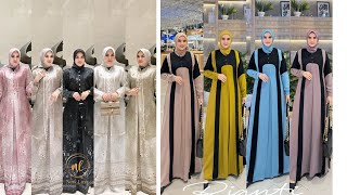 GAMIS LEBARAN TERBARU 2025 GAMIS MEWAH SIMPLE ELEGAN GAMIS CANTIK [upl. by Beata]