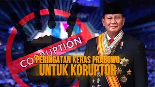 Peringatan Keras Prabowo Untuk Koruptor  Kabar Petang tvOne [upl. by Nagear]