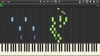 UNDERTALE  Spear of Justice  Piano tutorial Synthesia [upl. by Asaeret]