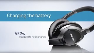 Bose AE2w Headphones  Charging the Battery [upl. by Peppard]