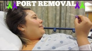 Port Removal Cancer Journey 9 [upl. by Eecyak]