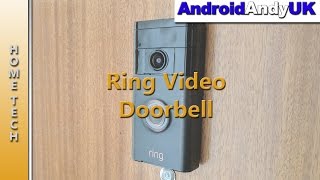 Ring Video Doorbell  Installation Setup and Review [upl. by Bud]