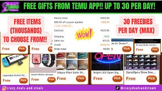 ‼️How To Get FREE Stuff On TEMU Super EASY NEW METHOD‼️ [upl. by Temhem]