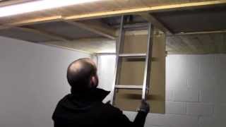 Spacemaker Loft Ladder Installation Video [upl. by Acinemod]