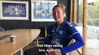 Johanne Fridlund tilbake i Toppserien [upl. by Bej]