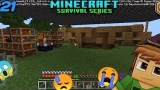 Villager Gone missing in Minecraft PEsurvival series ep 21 minecraft gaming trending video [upl. by Nalahs]