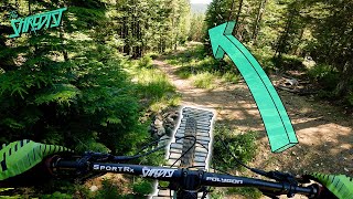 Better than the Bike Park  Riding Lower Basin DH  Sandpoint Idaho [upl. by Wayne559]