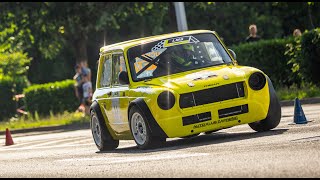 AUTOBIANCHI A112 16 onboard autoslalom Dubrava [upl. by Adnol]