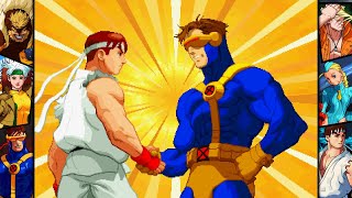 MARVEL vs CAPCOM Fighting Collection  All Games  Features Showcase  PC Gameplay No commentary [upl. by Esidnak641]