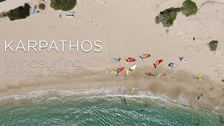 Karpathos Windsurfing Holidays 2023  Aegean Sea Greece  6K [upl. by Purvis]