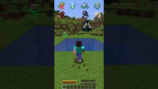 Water Through vs Helping Effects meme shorts minecraft [upl. by Sida]