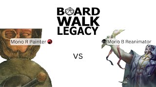 Mono Red Painter vs Mono Black Reanimator  Paper Legacy Gameplay [upl. by Ydoow127]