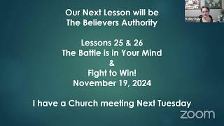 The Believers Authority Lesson 24 One Mediator [upl. by Oiruam83]