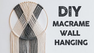 HOW TO MAKE MACRAME WALL HANGING [upl. by Dewar]