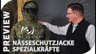 Preview Nässeschutzjacke Spezialkräfte in Flecktarn by Recon [upl. by Siurad372]