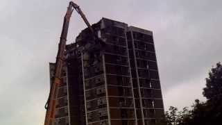 Cruddas Park Flats Demolition [upl. by Madai]