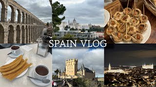 VLOG 🇪🇸 Trip to Madrid Segovia and Toledo  ✈️ 스페인 마드리드 세고비아 톨레도 2박 3일 여행 브이로그 [upl. by Wheeler]